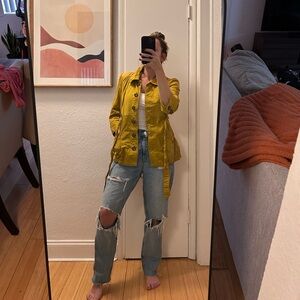 Forever 21 Yellow Utility Jacket